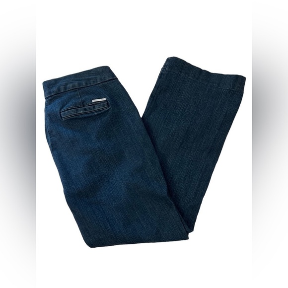 Michael Kors Flare Cropped Ankle Jeans Size 6 - Picture 1 of 8